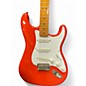Used Squier Classic Vibe 1950S Stratocaster Fiesta Red Solid Body Electric Guitar