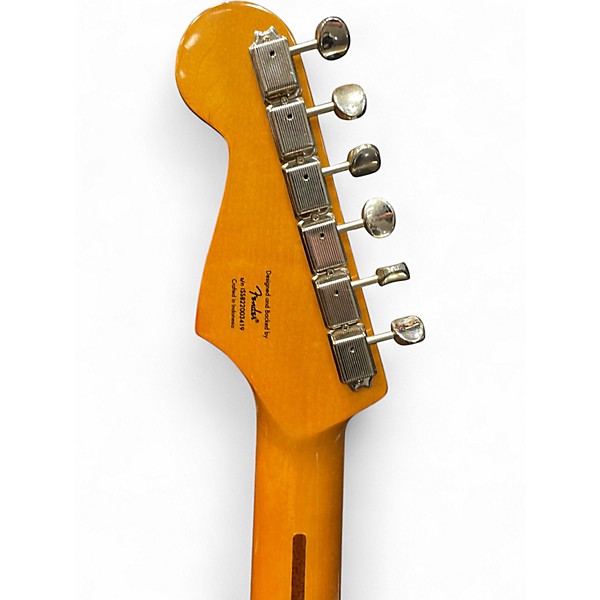 Used Squier Classic Vibe 1950S Stratocaster Fiesta Red Solid Body Electric Guitar