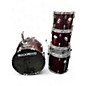 Used Rockwood By Hohner 7 Piece Drum Set Red Drum Kit thumbnail