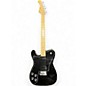 Used SX Vintage T-Style Lefty Black Solid Body Electric Guitar thumbnail