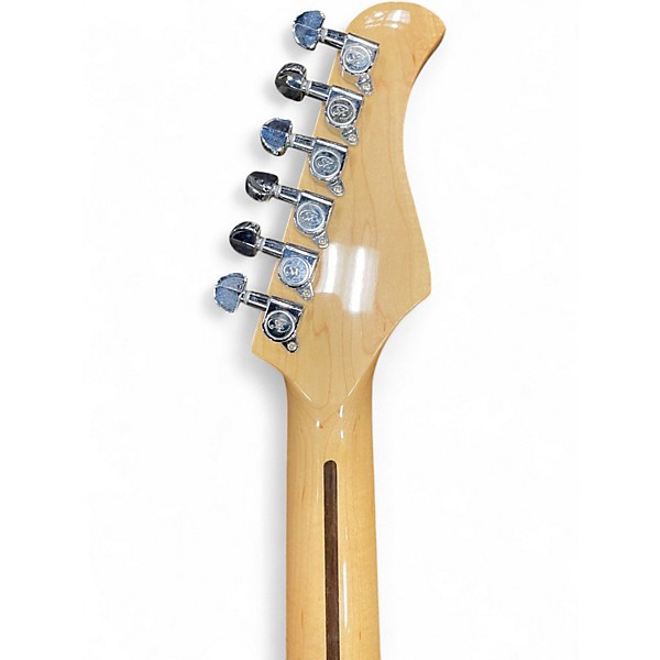 Used SX Vintage T-Style Lefty Black Solid Body Electric Guitar