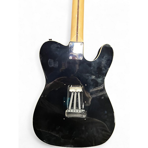 Used SX Vintage T-Style Lefty Black Solid Body Electric Guitar