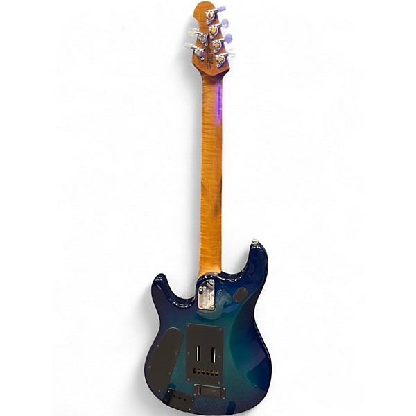 Used Ernie Ball Music Man JP16 John Petrucci Signature Blue Solid Body Electric Guitar