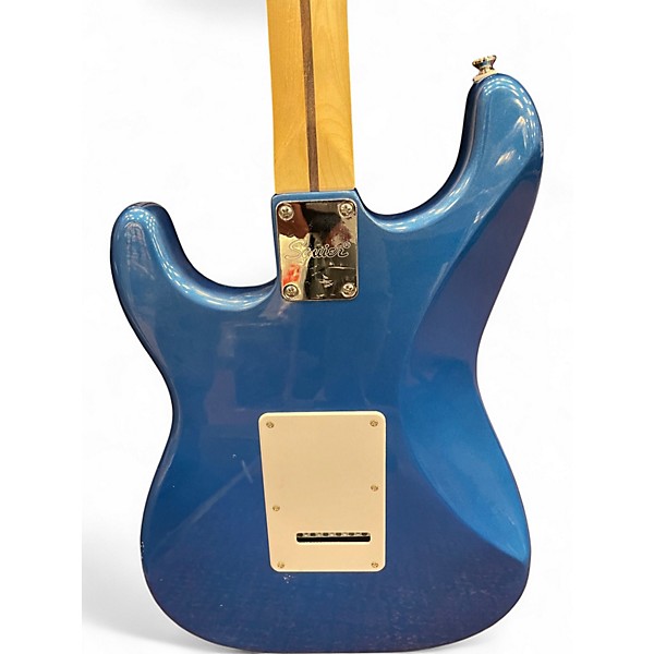 Used 2021 Squier Standard Stratocaster Metallic Aqua Marine Solid Body Electric Guitar