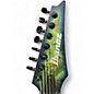 Used Ibanez RGDIX7MPB BLUE AND GREEN Solid Body Electric Guitar