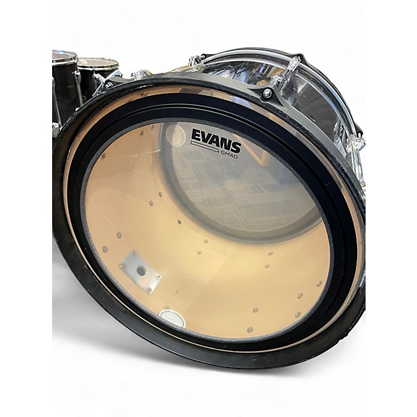 Used TAMA 6 Piece Rockstar 6 Piece Drum Kit Charcoal Drum Kit