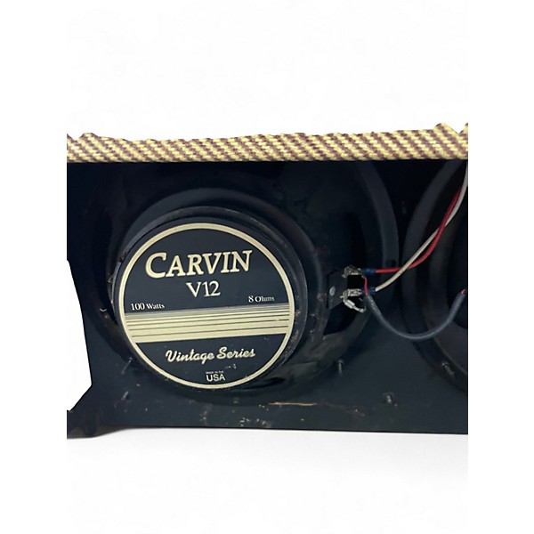 Used Carvin v12 2x12 Guitar Cabinet