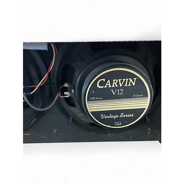 Used Carvin v12 2x12 Guitar Cabinet