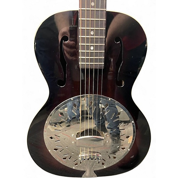 Used Recording King RR-41-VS Rattlesnake Vintage Sunburst Resonator Guitar
