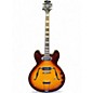 Used Giannini GSH-351 SUNBURST Hollow Body Electric Guitar thumbnail