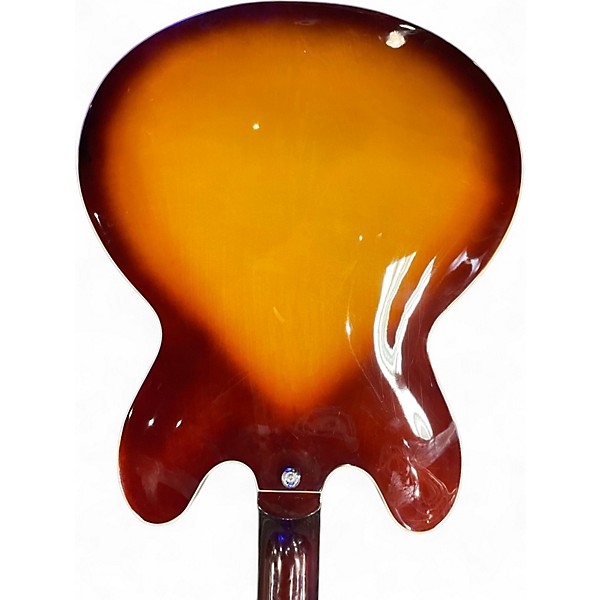 Used Giannini GSH-351 SUNBURST Hollow Body Electric Guitar