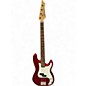 Used Crescent  P STYLE BASS RED Electric Bass Guitar thumbnail