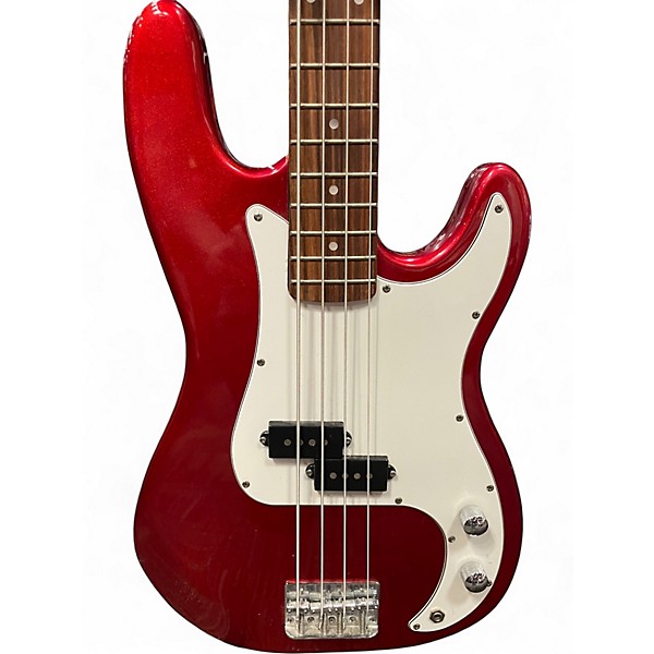 Used Crescent  P STYLE BASS RED Electric Bass Guitar