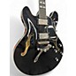 Used Eastman t486 Black Hollow Body Electric Guitar