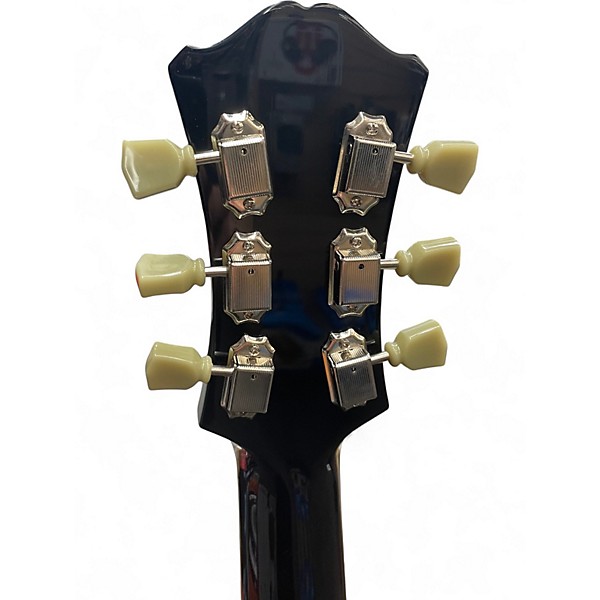 Used Eastman t486 Black Hollow Body Electric Guitar