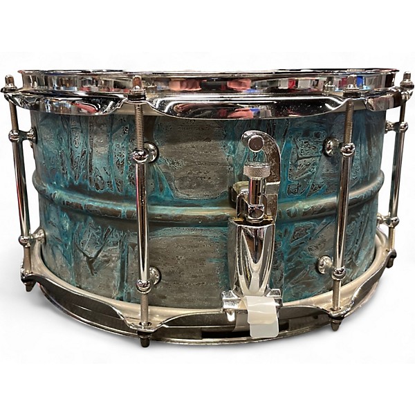Used 2017 Pork Pie 13in Brass Patina Brass Patina Drum