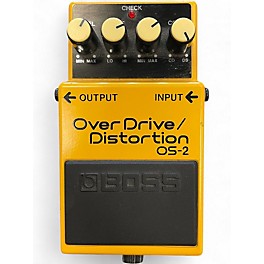 Used BOSS OS2 Overdrive Distortion Effect Pedal