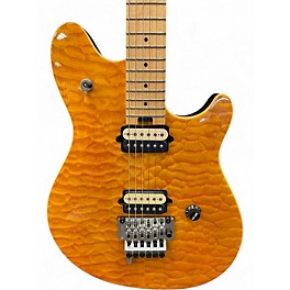 Used Peavey EVH Wolfgang Special Quilted Maple Trans Amber Solid Body Electric Guitar