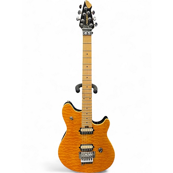 Used Peavey EVH Wolfgang Special Quilted Maple Trans Amber Solid Body Electric Guitar