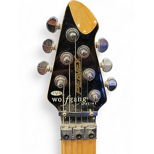 Used Peavey EVH Wolfgang Special Quilted Maple Trans Amber Solid Body Electric Guitar