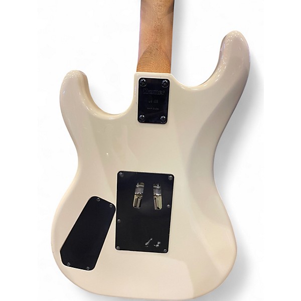 Vintage 1980s Kramer Baretta White Solid Body Electric Guitar