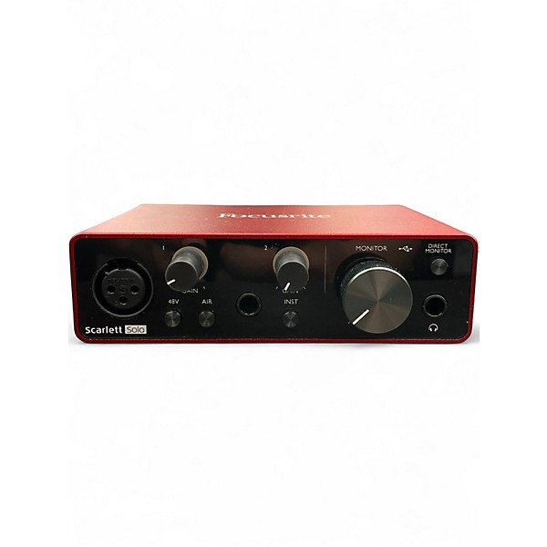 Used Focusrite Scarlett Solo Gen 3 Studio Bundle Audio Interface