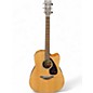 Used Yamaha FGX800C Natural Acoustic Electric Guitar thumbnail