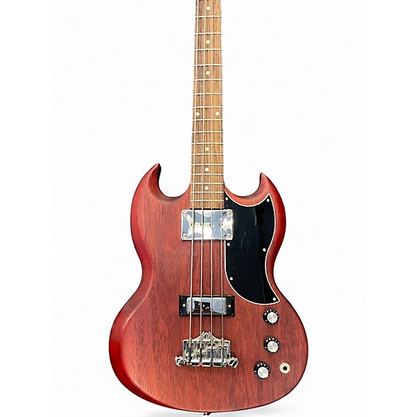 Used Gibson SG Bass Red Electric Bass Guitar