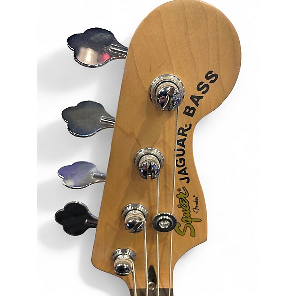Used Squier Vintage Modified Jaguar Bass 3 Color Sunburst Electric Bass Guitar