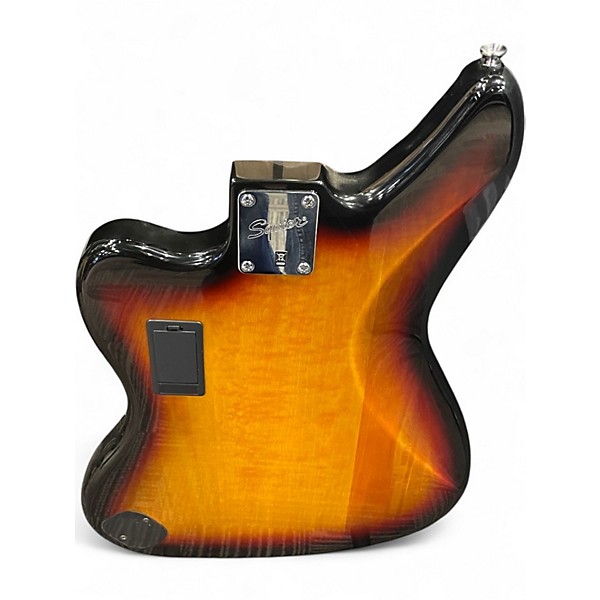 Used Squier Vintage Modified Jaguar Bass 3 Color Sunburst Electric Bass Guitar