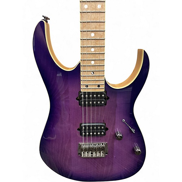 Used Ibanez RG652AHMFX  Royal Plum Burst Solid Body Electric Guitar