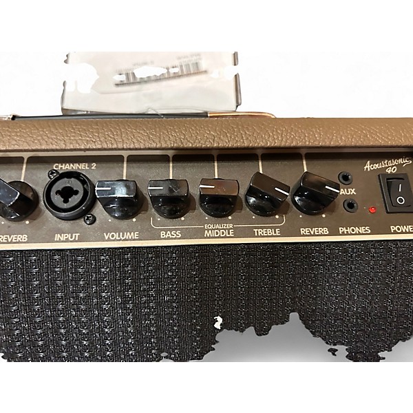 Used Fender ACOUSTASONIC 40 Acoustic Guitar Combo Amp