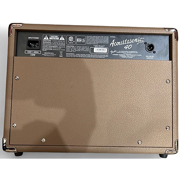 Used Fender ACOUSTASONIC 40 Acoustic Guitar Combo Amp