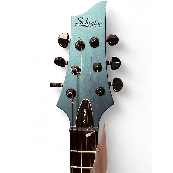 Used Schecter Guitar Research C-1 SATIN BLUE Solid Body Electric Guitar