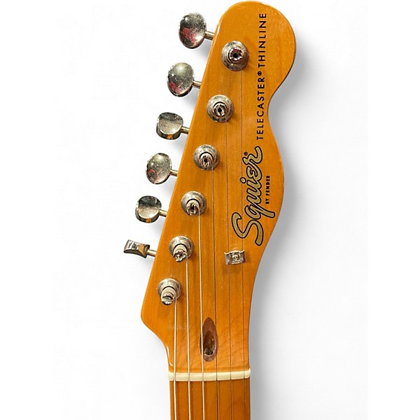 Used Squier Classic Vibe Telecaster Thinline Walnut Hollow Body Electric Guitar