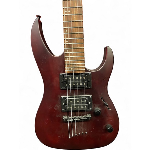 Used Mitchell MM100 Mini BLOOD RED Solid Body Electric Guitar