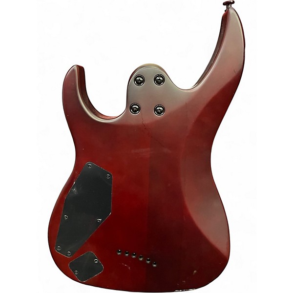 Used Mitchell MM100 Mini BLOOD RED Solid Body Electric Guitar