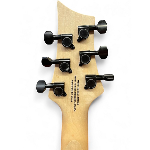 Used Mitchell MM100 Mini BLOOD RED Solid Body Electric Guitar