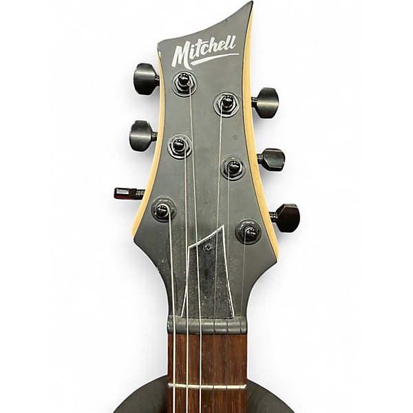 Used Mitchell MM100 Mini BLOOD RED Solid Body Electric Guitar