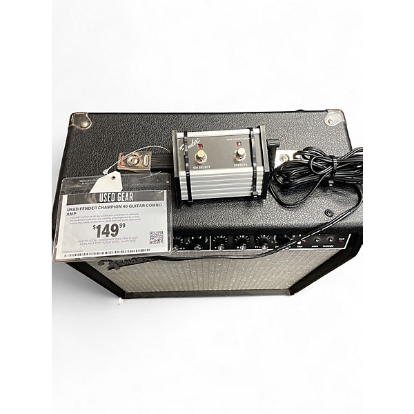 Used Fender Champion 40 Guitar Combo Amp