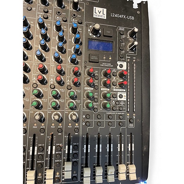Used Harbinger L2404FX USB Unpowered Mixer