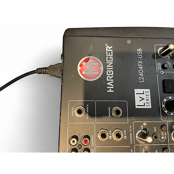 Used Harbinger L2404FX USB Unpowered Mixer