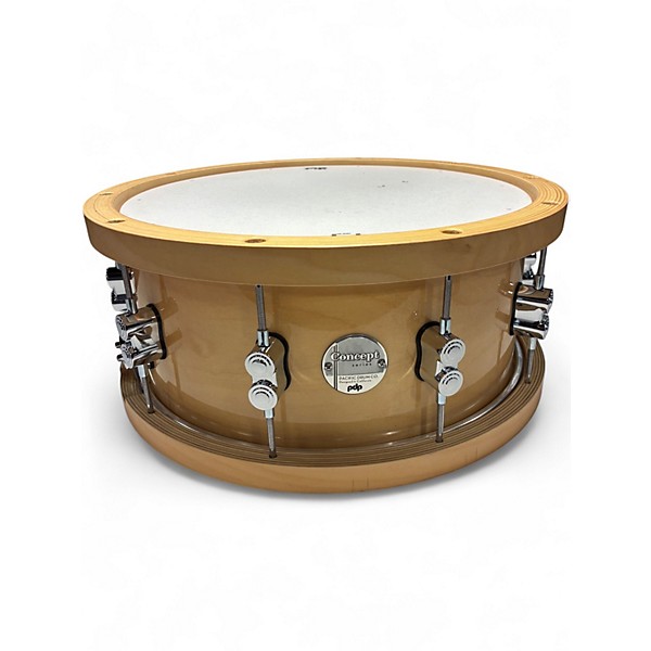 Used PDP by DW 6.5X14 PDSN6514NAWH 20-Ply Maple Drum