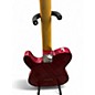 Used 2009 Fender Mustang Telecaster Red Chrome with Mustang Logo Solid Body Electric Guitar