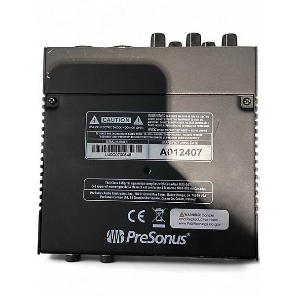 Used PreSonus Audiobox USB Audio Interface