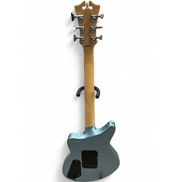 Used D'Angelico Premier Series Ice Blue Metallic Solid Body Electric Guitar