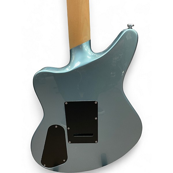 Used D'Angelico Premier Series Ice Blue Metallic Solid Body Electric Guitar