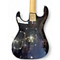 Used Johnson Double Cut Trans Black Solid Body Electric Guitar