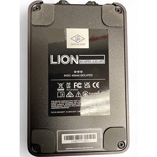 Used Universal Audio LION 68' SUPER LEAD PRE AMP Effect Pedal
