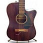 Used Fender CD-60SCE All Mahogany Natural Acoustic Electric Guitar